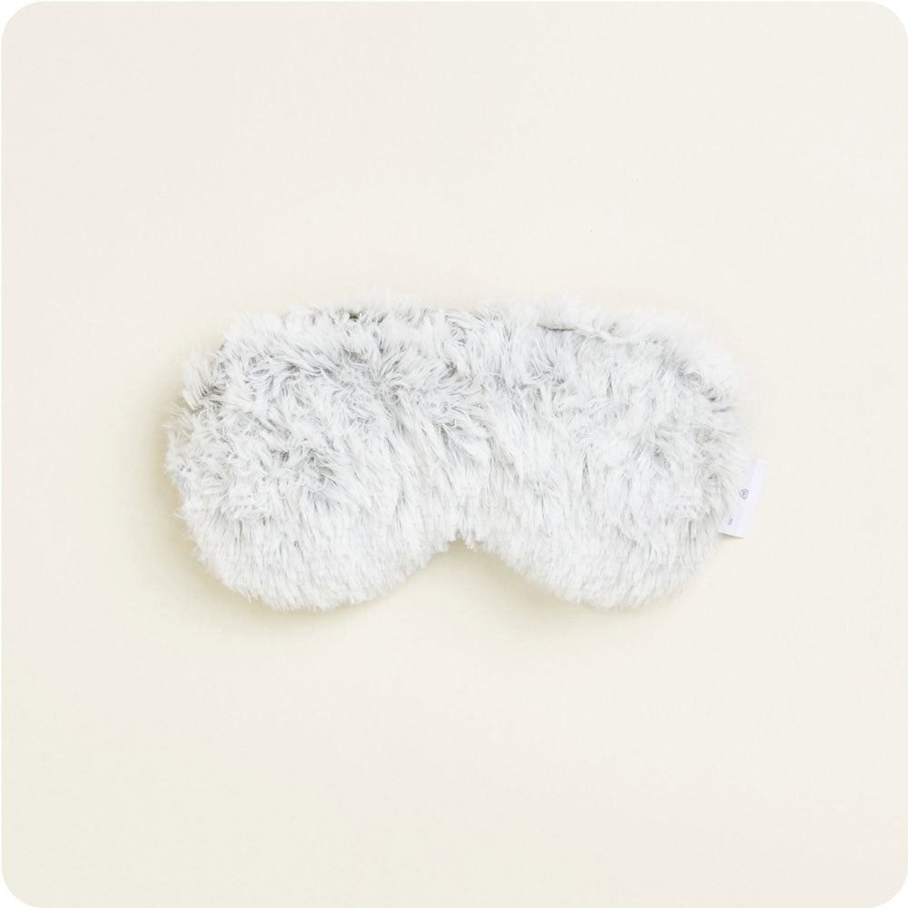 Microwavable Marshmallow Gray Warmies Eye Mask - Warmies USA